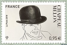 Image du timbre Le chapeau melon