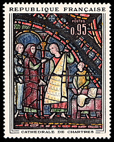 Image du timbre Cathédrale de Chartres