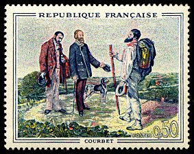 Image du timbre Courbet
