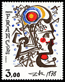 Image du timbre Œuvre originale de Salvador Dali