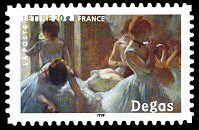 Image du timbre Edgar Degas«Danseuses» 1884/85