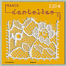 Image du timbre Dentelle mécanique Leavers type Alençon