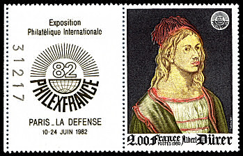 Image du timbre Albert Dürer - Autoportrait