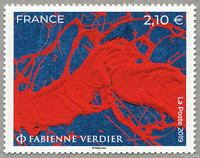 Image du timbre Fabienne Verdier
