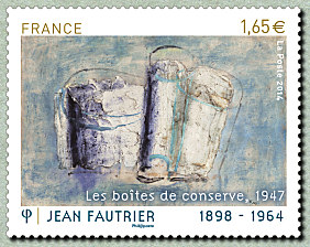 Image du timbre JEAN FAUTRIER 1898 - 1964- Les boîtes de conserve, 1947