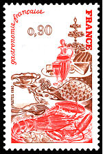 Image du timbre Gastronomie française