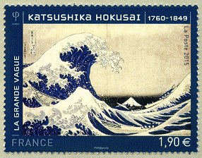 Image du timbre Katsushika Hokusai 1760-1849 - «La Grande Vague»