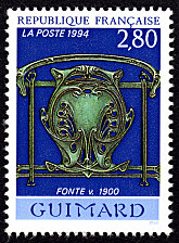 Image du timbre Fonte de Guimard (vers 1900)