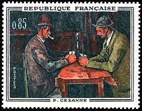 Image du timbre Paul Cézanne«Les joueurs de cartes»
