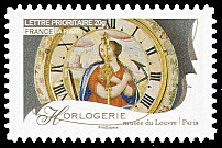 Image du timbre Horlogerie - Musée du Louvre - Paris