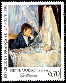 Image du timbre Berthe Morisot 1841-1895«Le berceau»