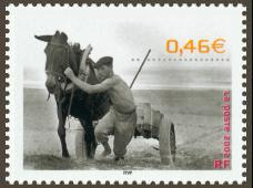 Image du timbre Pêcheur de sable - Capbreton 1947