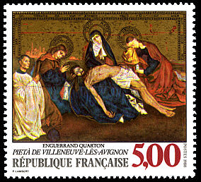 Image du timbre Enguerrand QuartonPietá de Villeneuve-lès-Avignon