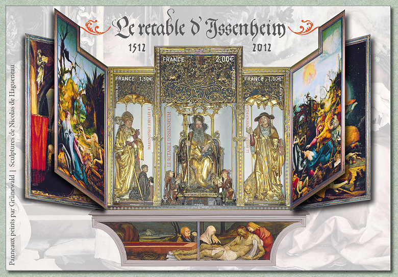 Image du timbre Saint Augustin, Saint Antoine et Saint Jérôme