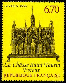 Image du timbre La châsse Saint-TaurinEvreux