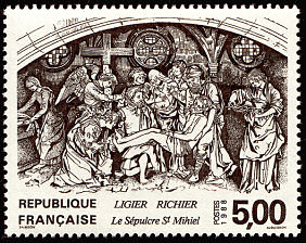 Image du timbre Ligier Richier - Le Sépulcre Saint-Mihiel