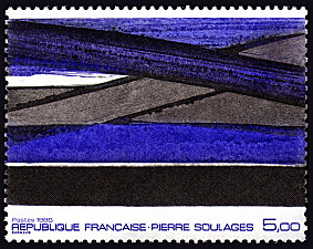 Image du timbre Pierre SoulagesŒuvre originale