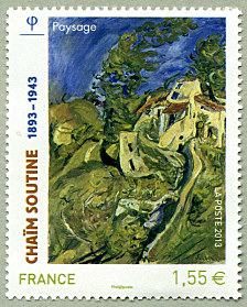 Image du timbre Chaïm Soutine 1893-1943 - Paysage