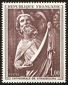 Image du timbre Sculpture de la cathédrale de Strasbourg