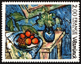 Image du timbre Maurice Vlaminck (1876-1958)Nature morte - Musée d'Orsay (Paris)
