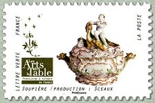 Image du timbre Soupière  /  Production : Sceaux