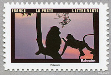 Image du timbre Babouins