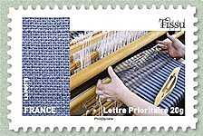 Image du timbre Tissu - tissage