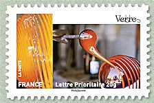 Image du timbre Verre