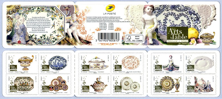 Image du timbre Porcelaine et faïence en France