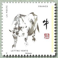Image du timbre Année du buffle
