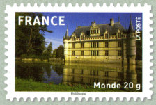 Image du timbre Le château d'Azay le Rideau (Indre-et-Loire)