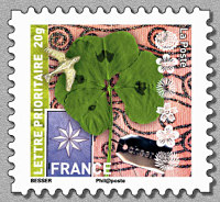 Image du timbre Timbre n° 4 - Trèfle à 4 feuilles