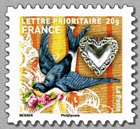 Image du timbre Timbre n° 13 - Hirondelle