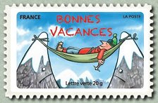 Image du timbre Vacances en montagne