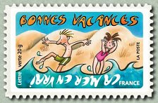 Image du timbre Vacances  en bord de mer