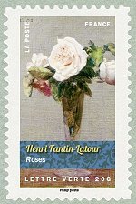 Image du timbre Henri Fantin-Latour-Roses