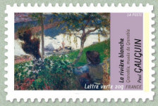 Image du timbre Paul Gauguin-La rivière blanche