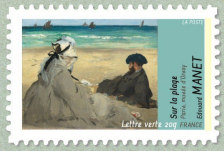 Image du timbre Edouard Manet-Sur la plage