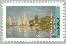 Image du timbre Claude Monet-Régates à Argenteuil