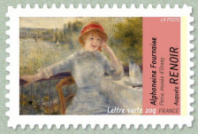 Image du timbre Auguste Renoir-Alphonsine Fournaise