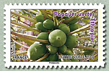 Image du timbre Papayes vertes Ethiopie