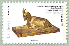 Image du timbre Chèvre couchée, bronze doré
-
Jane Poupelet
-
Centre Georges Pompidou,
