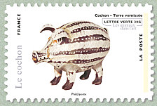 Image du timbre Cochon, terre vernissée
-
Cité de la Céramique, Sèvres
