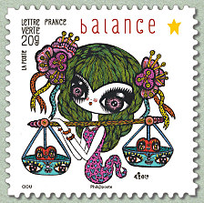 Image du timbre ♎ Balance ♎