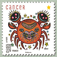 Image du timbre ♋ Cancer ♋