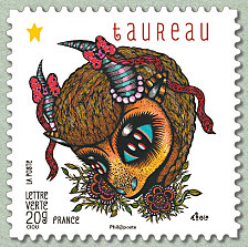 Image du timbre Taureau