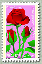 Image du timbre Rose / Passion