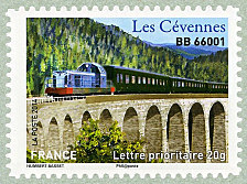 Image du timbre Les Cévennes - BB 66001