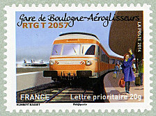 Image du timbre Gare de Boulogne-Aéroglisseurs - RTGT 2057