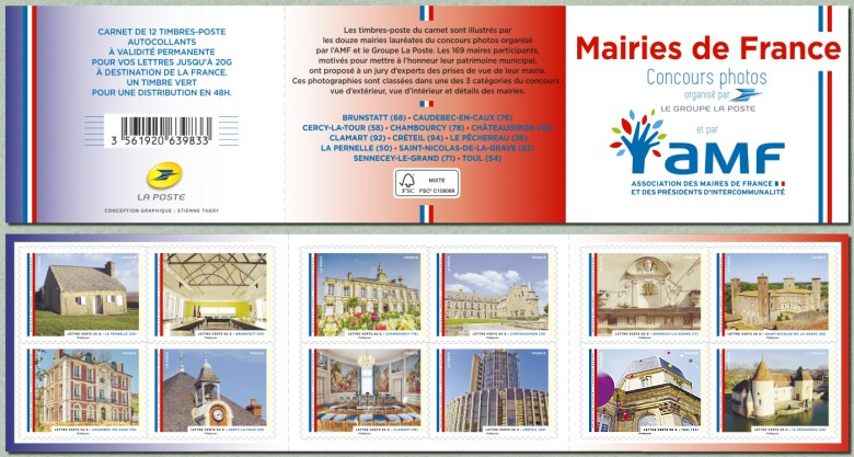 Image du timbre « Nos belles mairies de France 2015 »